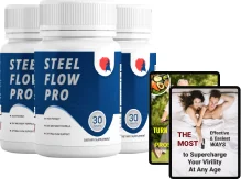 Steel Flow Pro prostate and male wellness bundle